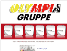 Tablet Screenshot of olympia-gruppe.de